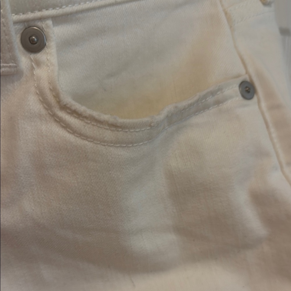 Banana Republic Women's white Jeans size 26 girlfriend fit - Picture 7 of 10